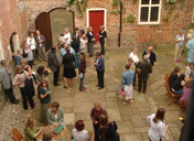 The finished courtyard