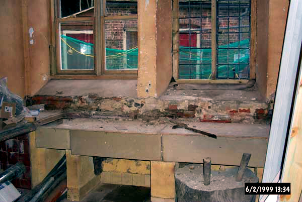 The Scullery prior to restoration work