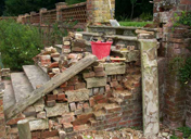 Repair work on the Upper Terrace